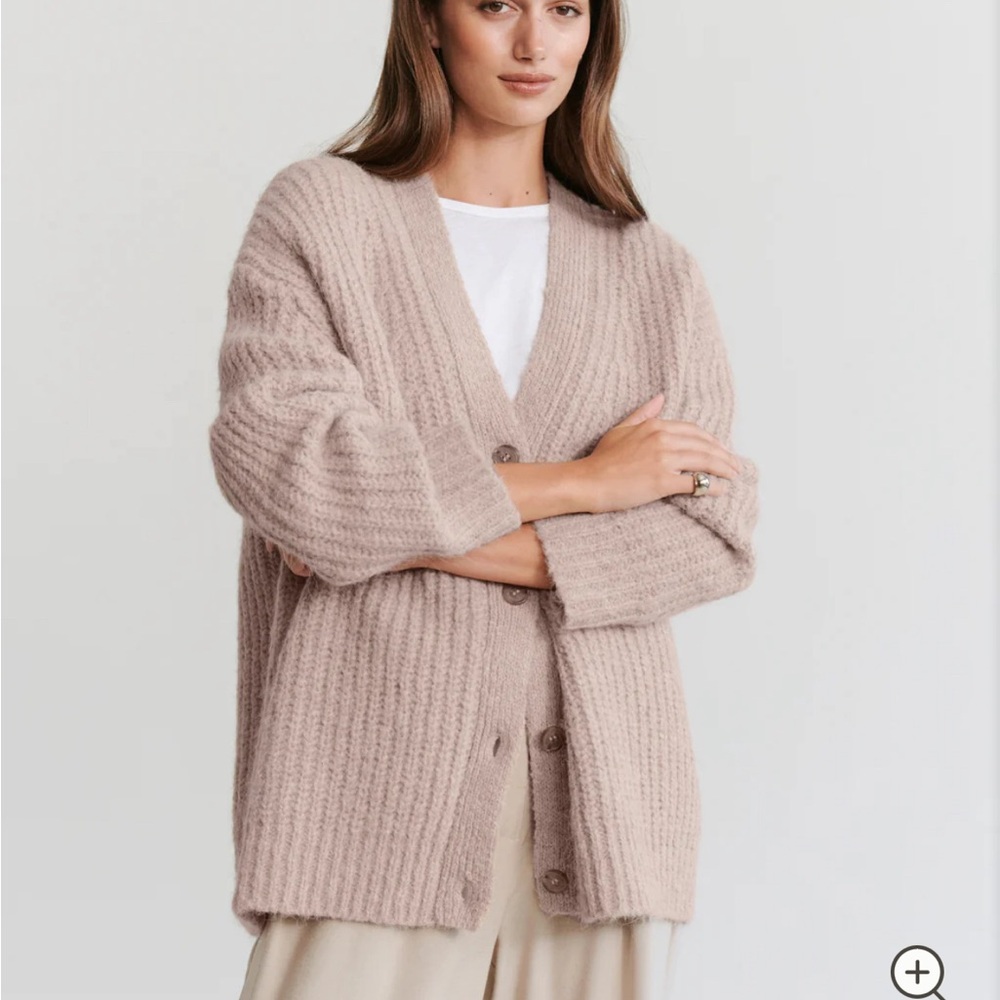 Jenni Kayne Taupe Cacoon Cardigan